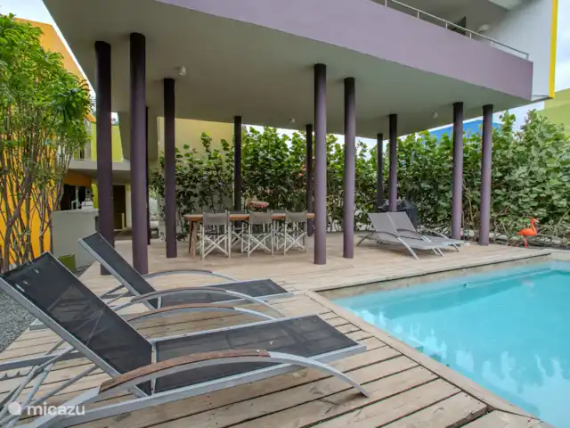 Villa design unique dans un complexe naturel | Curaçao, Curaçao-Centre, Sint Michiel - villa Vous pourrez vous détendre au soleil ou à l’ombre
