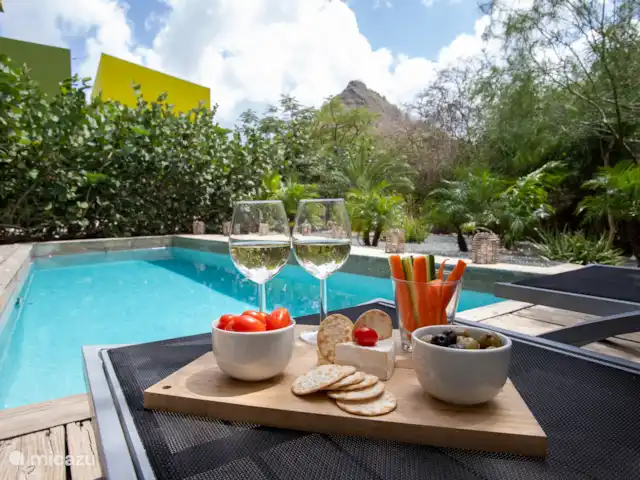 Villa design unique dans un complexe naturel | Curaçao, Curaçao-Centre, Sint Michiel - villa Des collations et des boissons savoureuses pour donner un coup de pouce supplémentaire au sentiment de vacances.