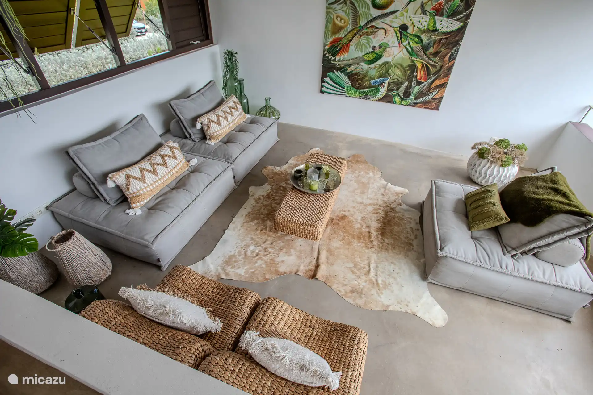 Überblick über die Sitzgelegenheit