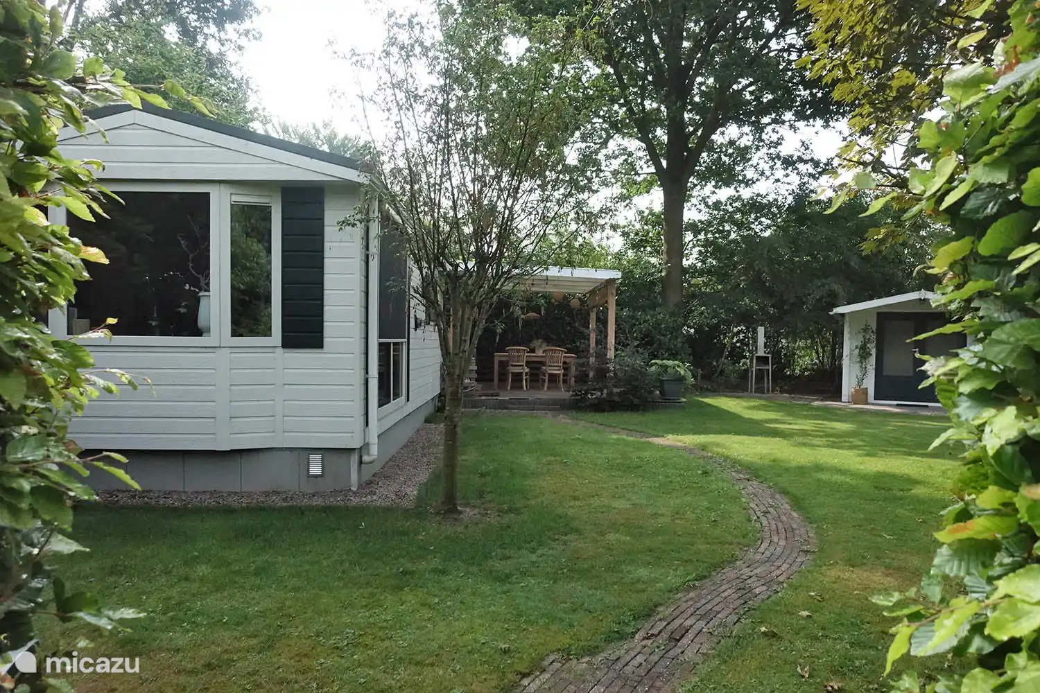 The garden that can be completely closed off. 