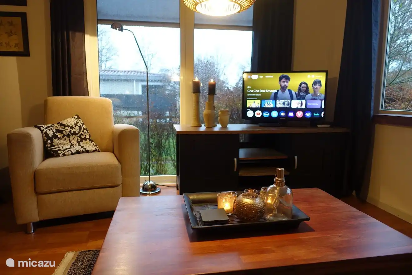 Chalet 4 personen, De eik, Stoetenslagh Rheezerveen, Tv en goede wifi