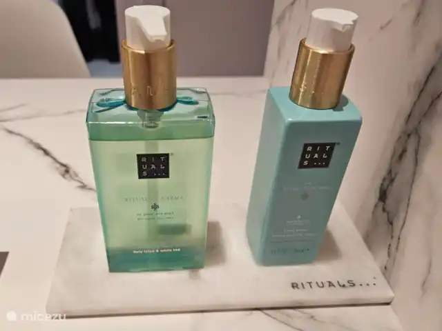 Casa Sol Y Mar | Espagne, Murcia, San Pedro del Pinatar - appartement Un morceau de luxe.... un joli savon et une lotion pour les mains de Rituals.
