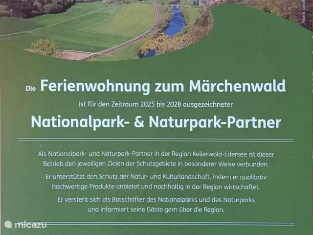 Location de Vacances Allemagne, Hesse, Bad Wildungen, appartement - Appartement zum Märchenwald ****  Certifié appartement de vacances très durable dans le parc national de Kellerwald-Edersee