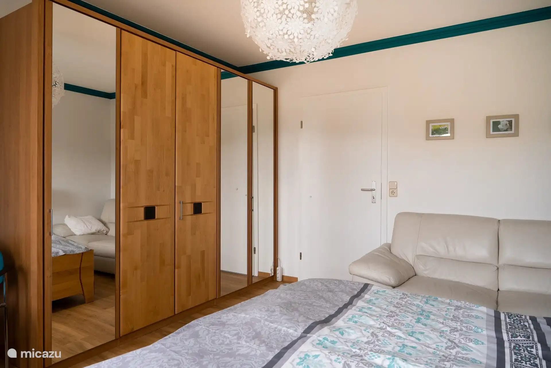 Bedroom 2 with dog couch