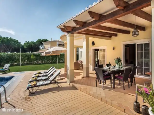 Location de Vacances Portugal, Algarve, Quarteira, villa - Villa Sol Golfe Terrasse couverte