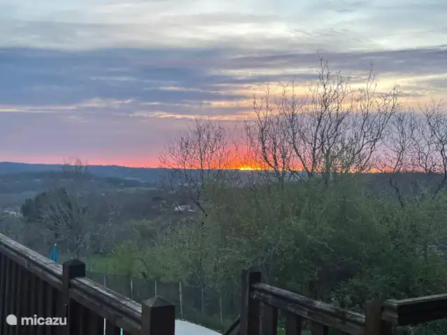 Scarpat Sérénite | France, Dordogne, Le Buisson-de-Cadouin - maison de vacances Coucher de soleil sur la terrasse couverte