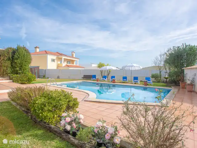 Villa Celeste en Portugal, Costa de Lisboa, Setúbal - villa Piscina