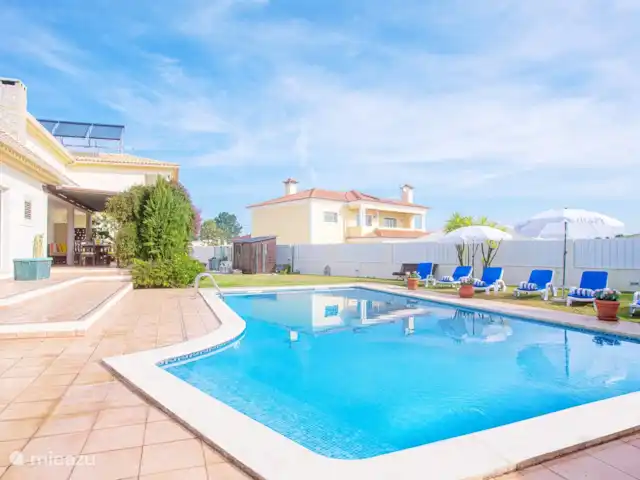 Villa Celeste en Portugal, Costa de Lisboa, Setúbal - villa Piscina