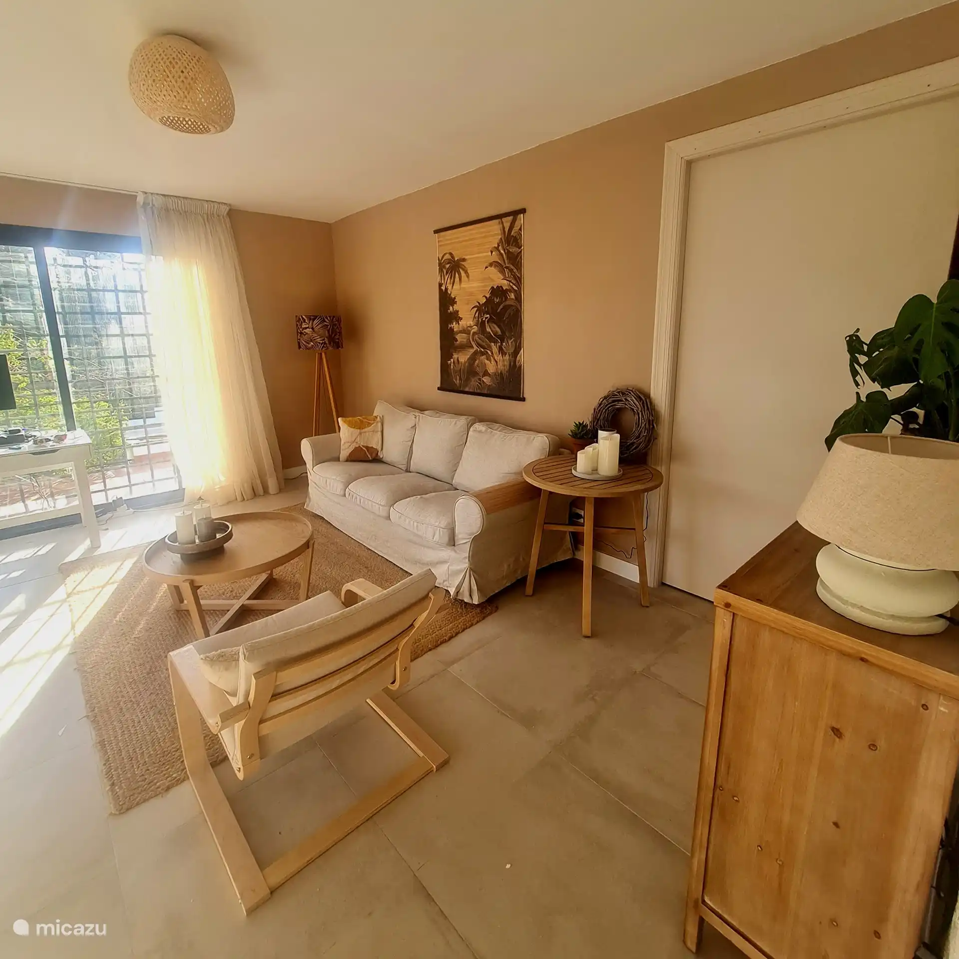 Blick auf den Balkon