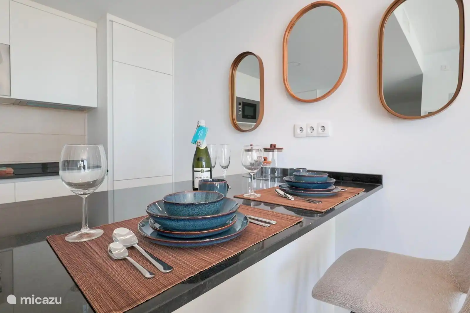 kitchen with cooking island