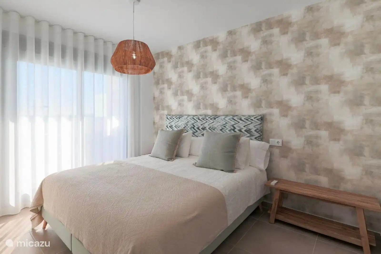 Bedroom 1 with king size bed