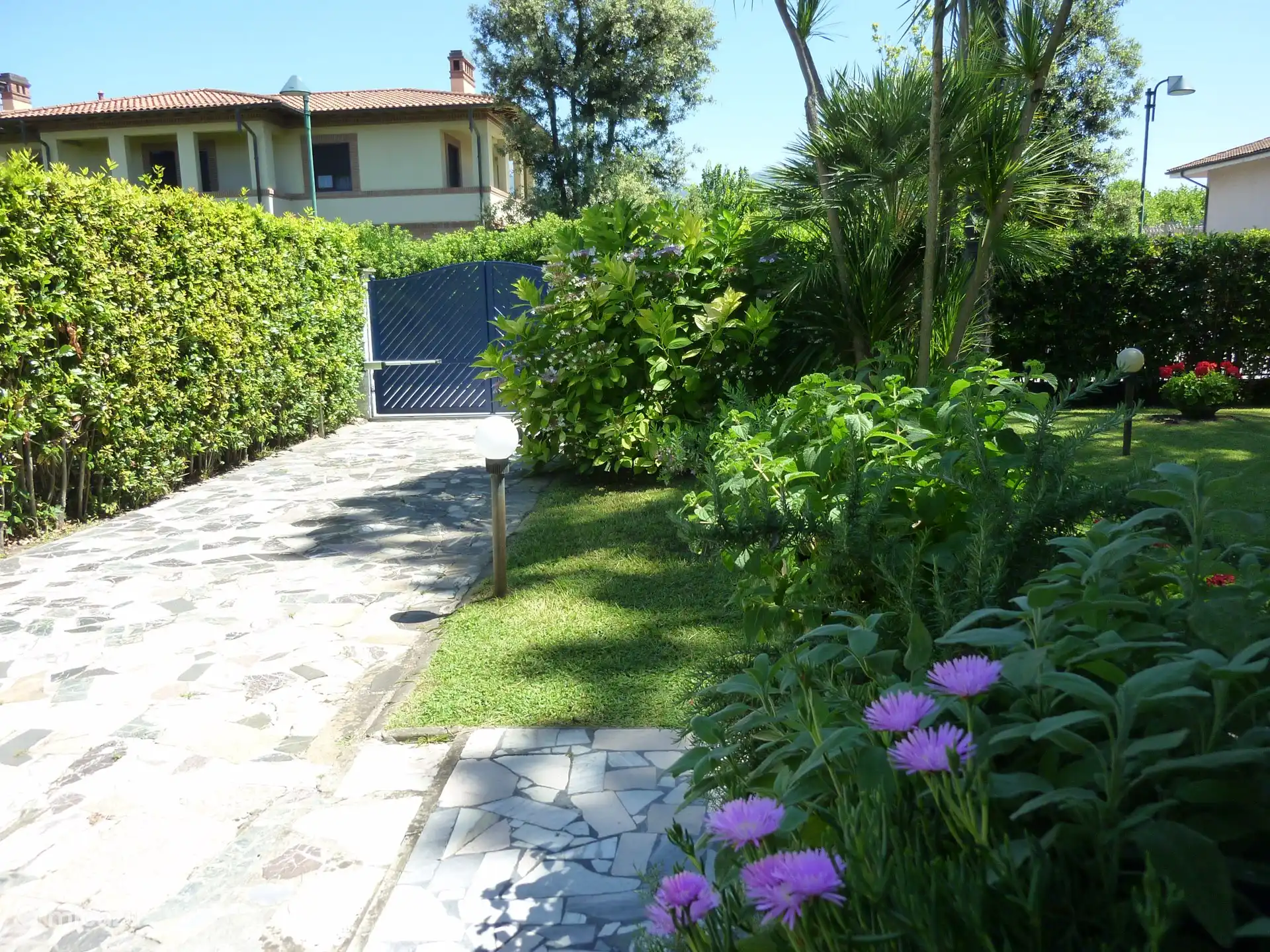 Einfahrt mit dem Auto