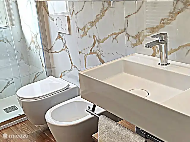 Location de Vacances Italie, Toscane, Forte Dei Marmi, villa -  Villa Elza à 400 mètres de la plage Nouvelle salle de bain avec douche