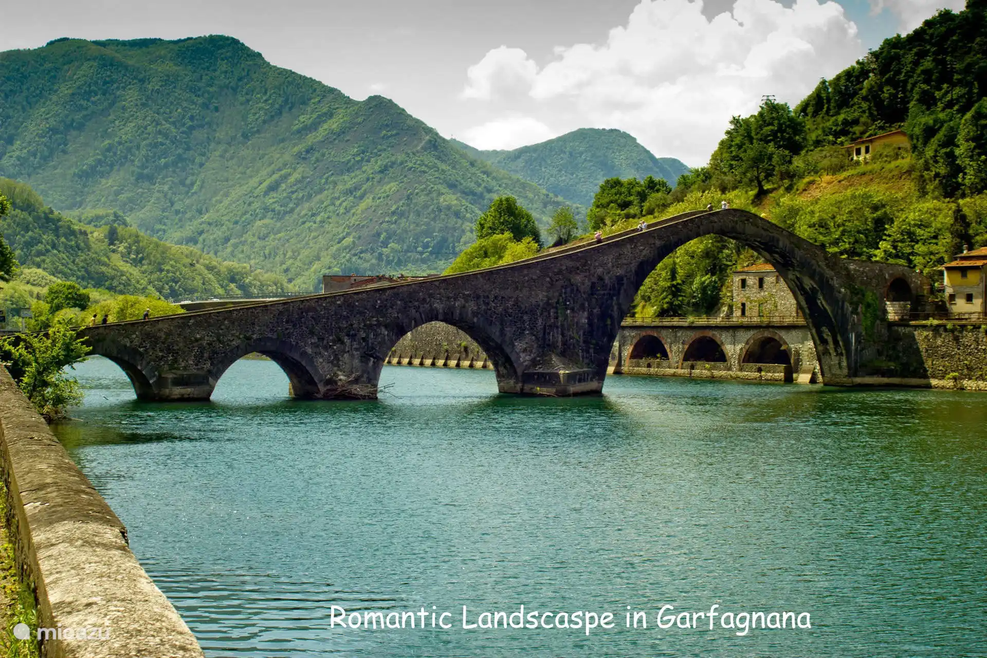 Romantische Landschaft in der Garfagnana