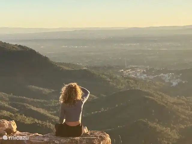 Blick vom Wanderweg Serra Calderona