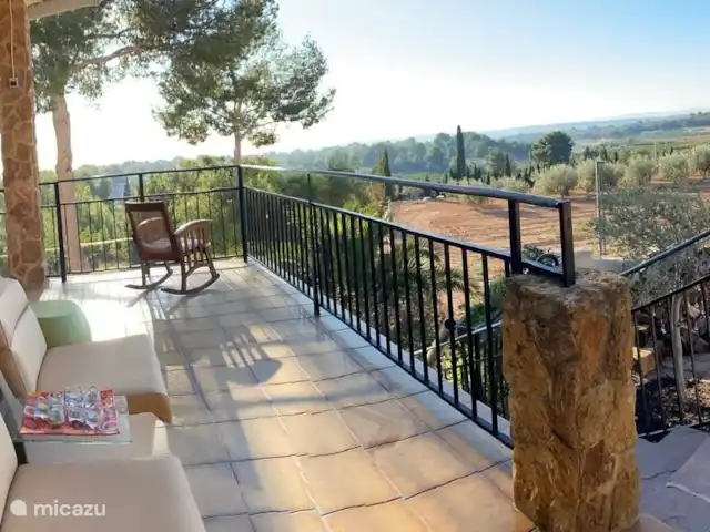 Location de Vacances Espagne, Valence, Valence (ville), villa - Villa Valencia Sunset Vue sur le balcon du niveau supérieur/terrasse de la cuisine
