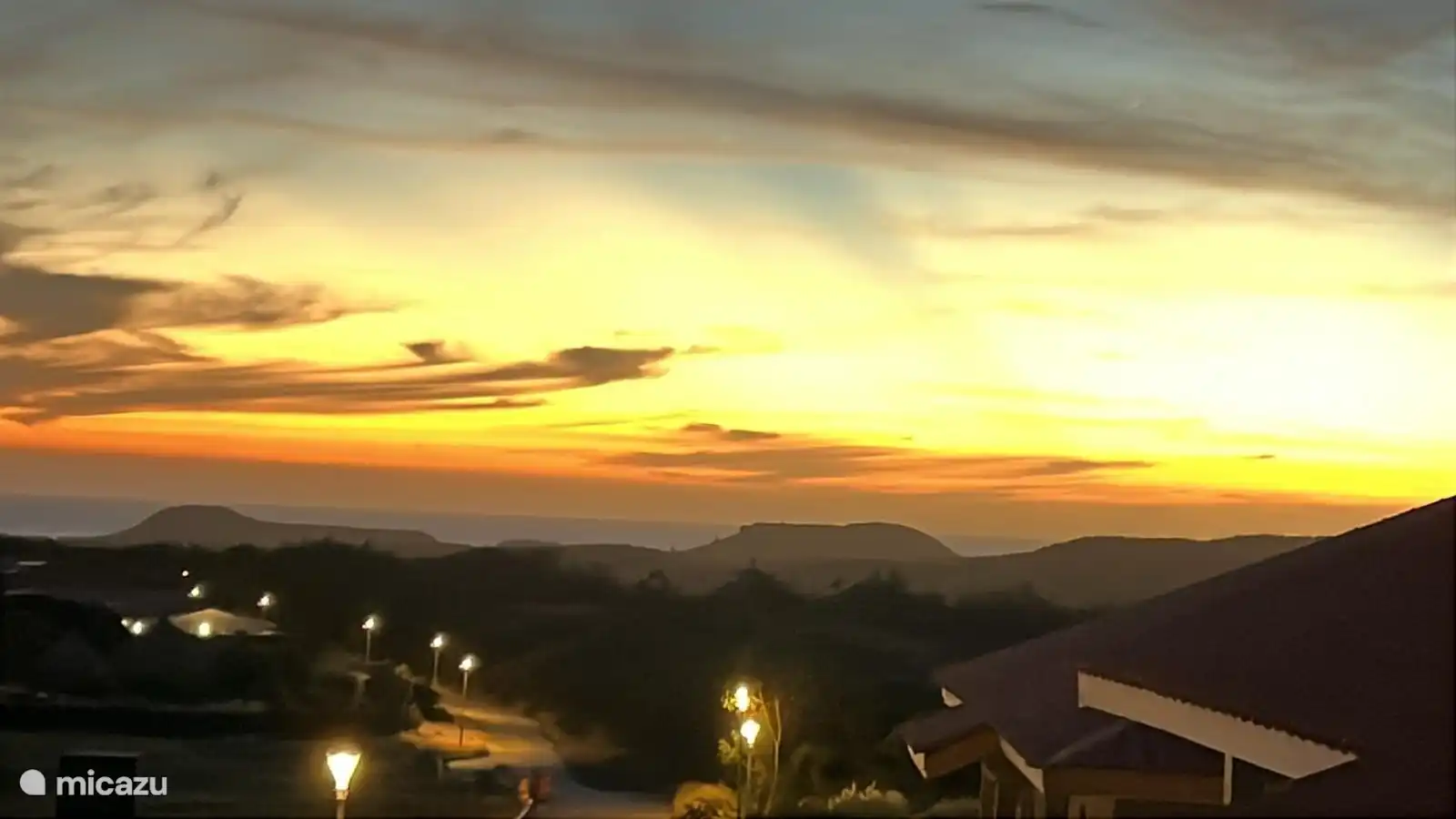 Prachtig uitzicht op fantastische zonsondergangen