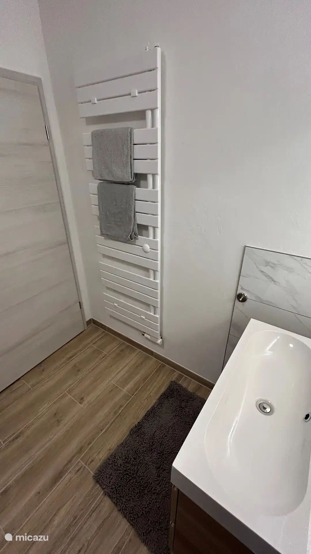 Warm towels after showering