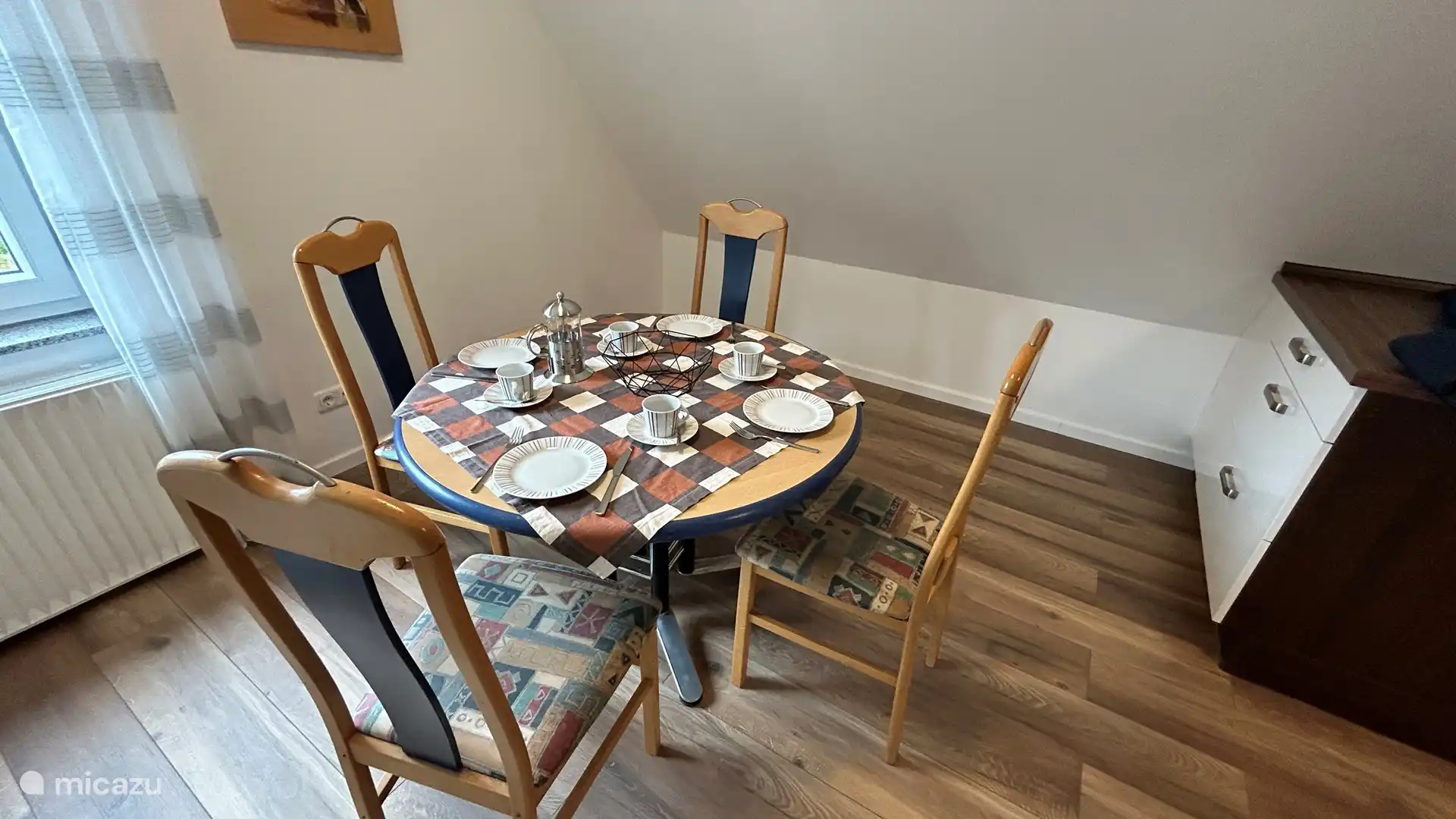 Dining area in the kitchen