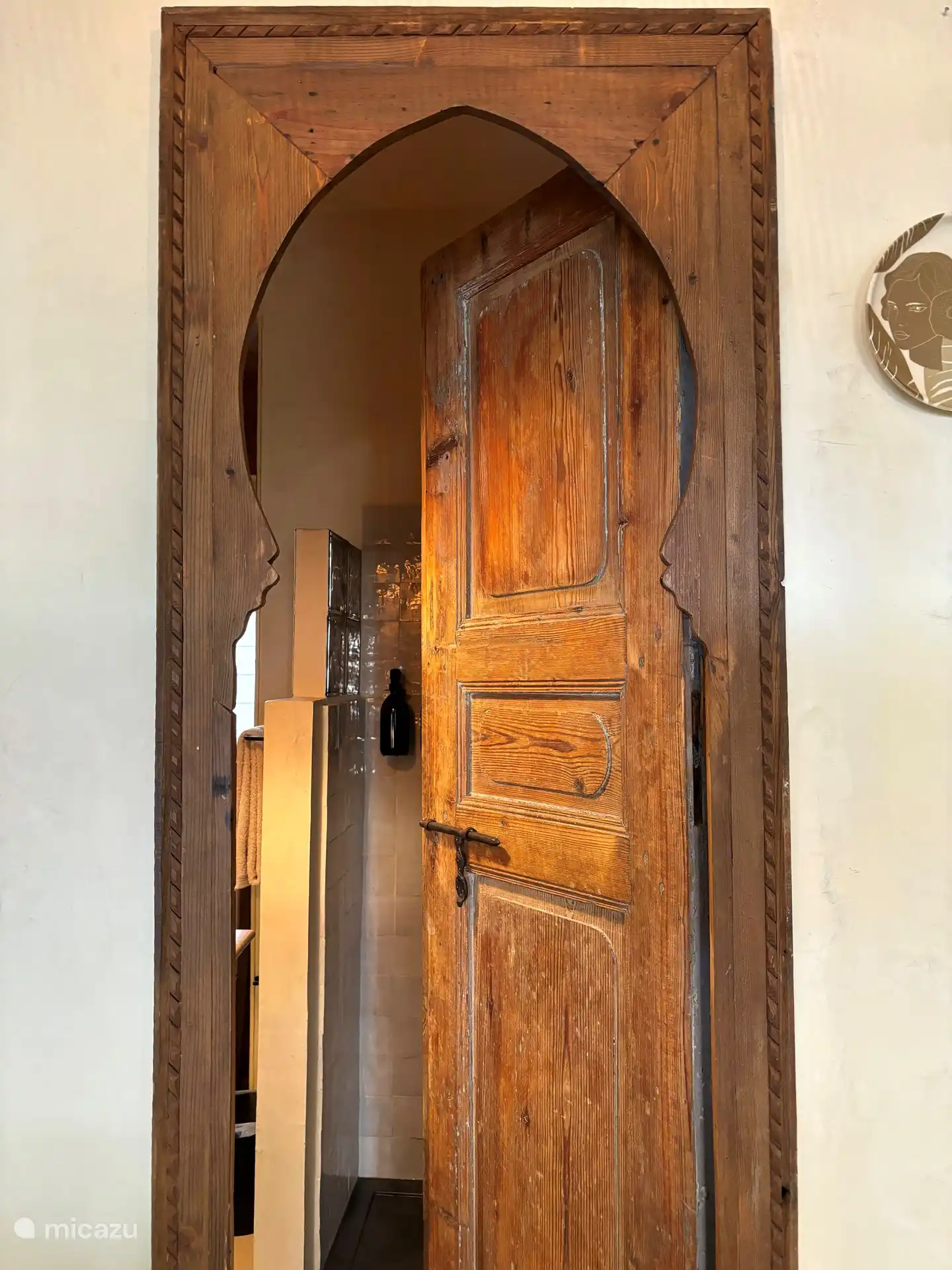 Detailaufnahme Badezimmertüre
