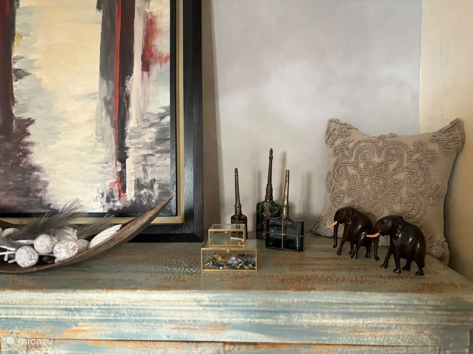 Detailansicht Sideboard Schlafzimmer