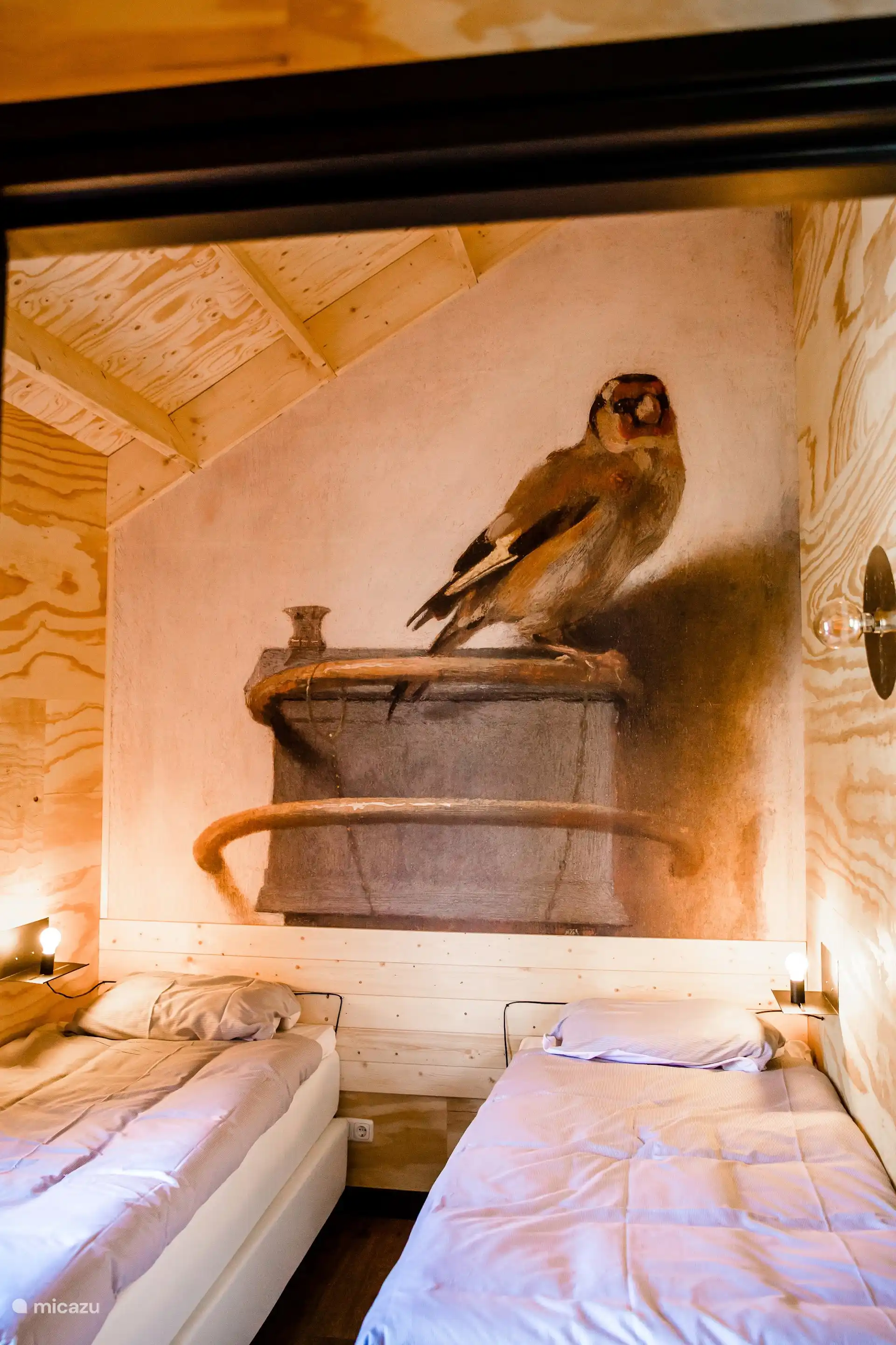 Slaapkamer met tweepersoonsbed