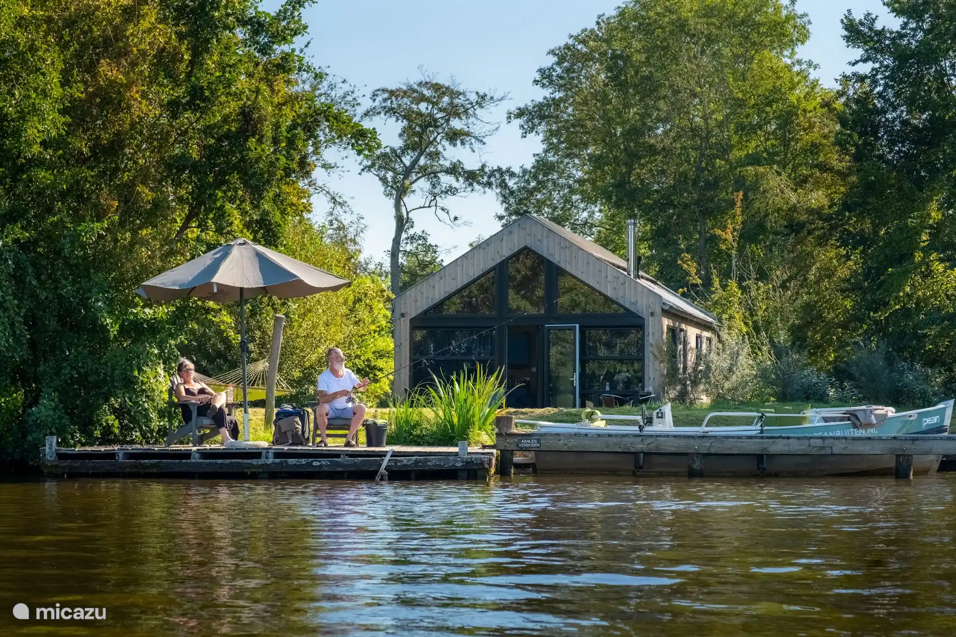 vakantiehuis huren in Goëngahuizen, Friesland, Nederland - Waterlodge Blaukopke