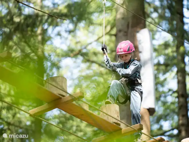 Oudveluwe - cabaña - bosque en Países Bajos, Güeldres, Voorthuizen - casa vacacional ¡Descubra Unique The Veluwe y vuele en el aire en el bosque de escalada Garderen! Diversión para grandes y pequeños