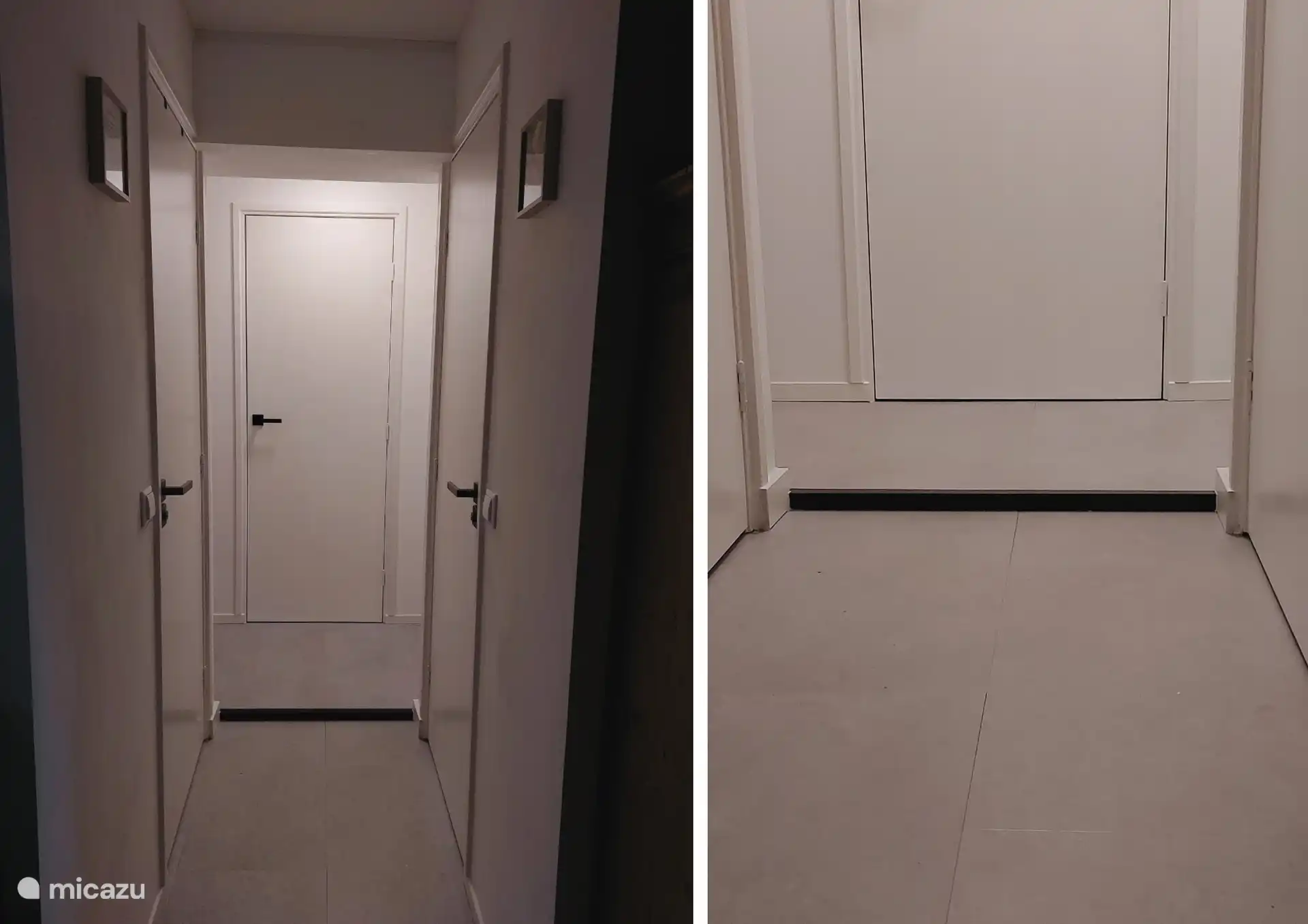 Die Halle. Achten Sie auf die Schwelle!