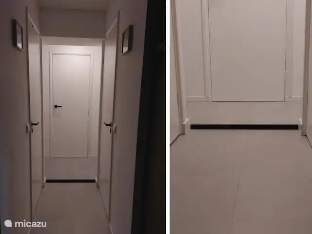 Oudveluwe - cabaña - bosque en Países Bajos, Güeldres, Voorthuizen - casa vacacional El salón. ¡Cuidado con el umbral!