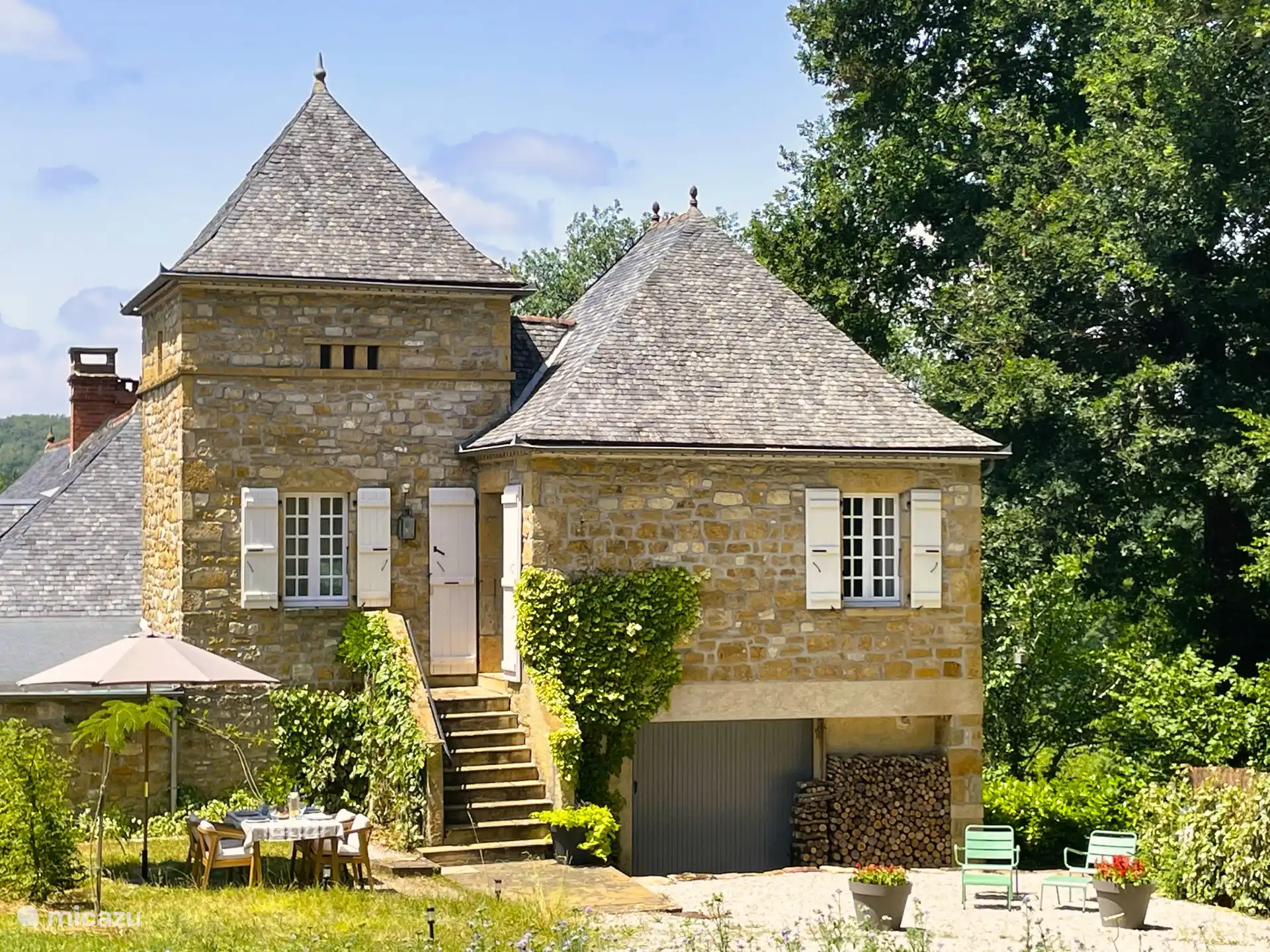 Ciclismo, Francia, Lot, Strenquels, casa vacacional Manoir Issartoux
