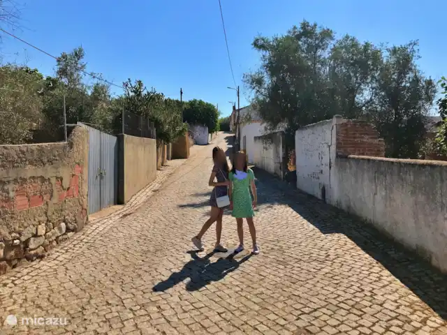 Maison pour 4 personnes Casa Heechhiem | Portugal, Portalegre, Figueira e Barros - maison de vacances La rue où se trouve notre maison.