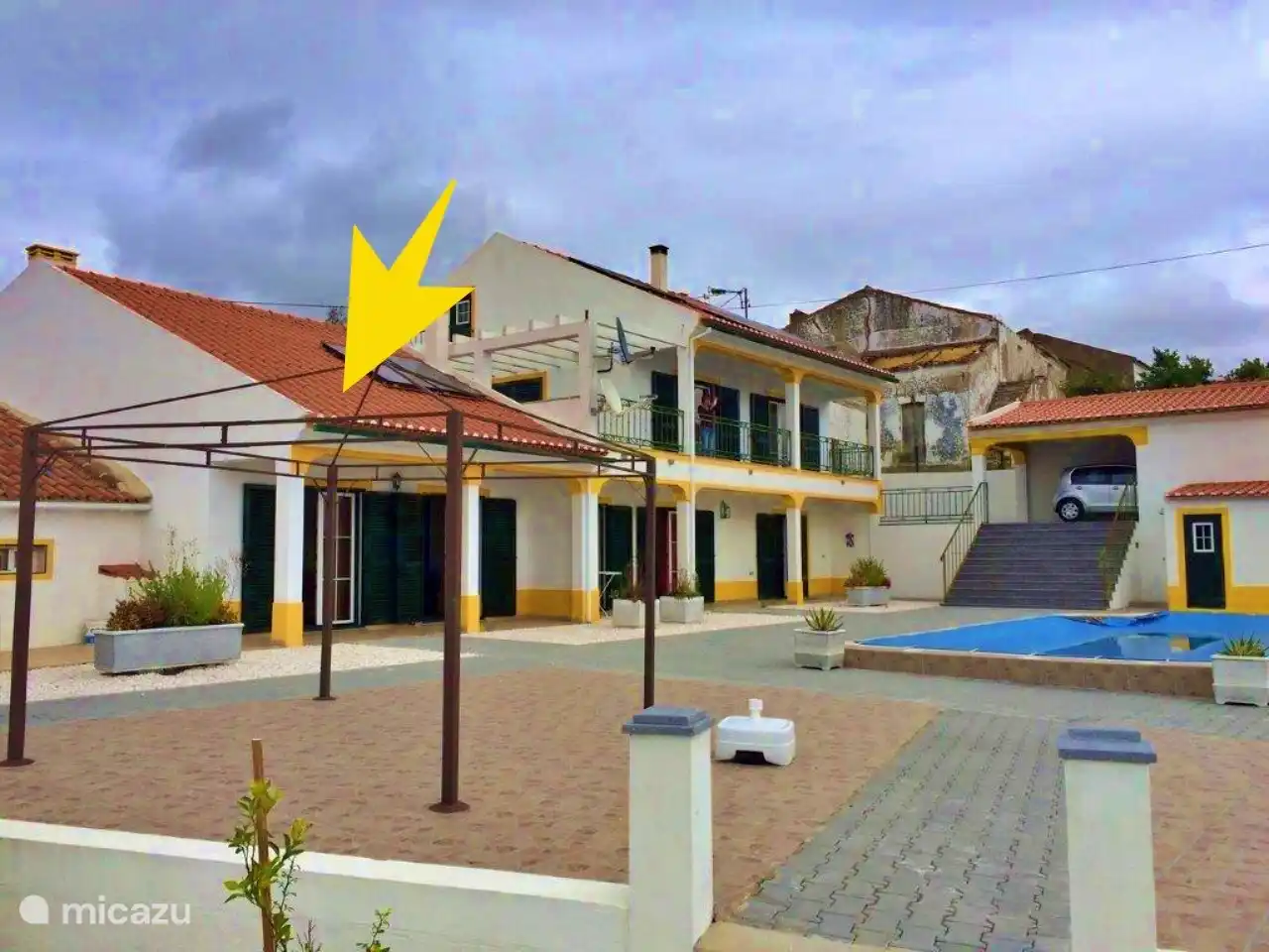 Dies ist das Haus für 4 Personen. 