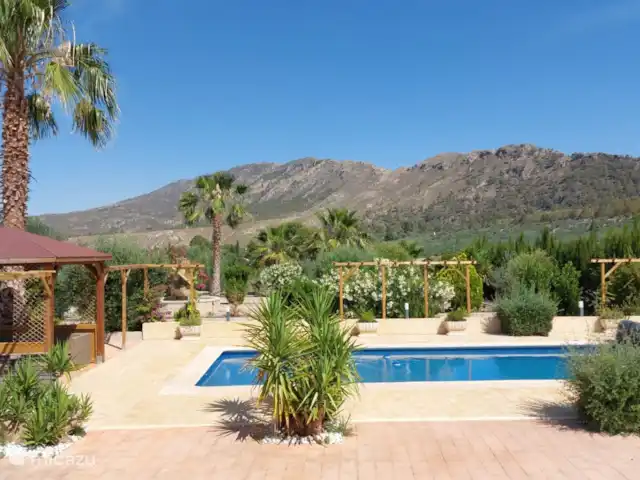 Casa Campo Rústico en España, Murcia, Calasparra  - casa vacacional Vista desde la terraza