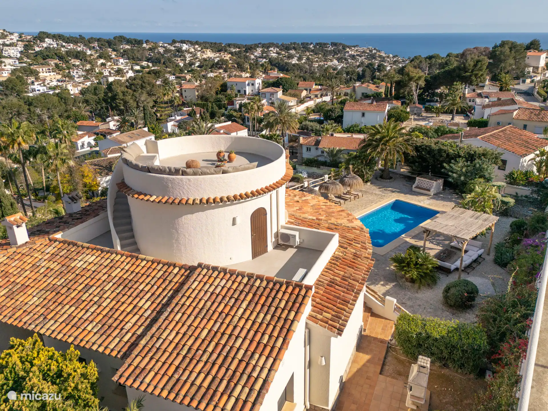 Casa Nassau mit vielen idyllischen Plätzen im und um das Haus zum gemeinsamen Genießen