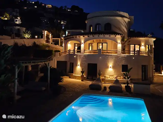 Casa Nassau Moraira / Benissa | Espagne, Costa Blanca, Benissa - villa Casa Nassa de nuit