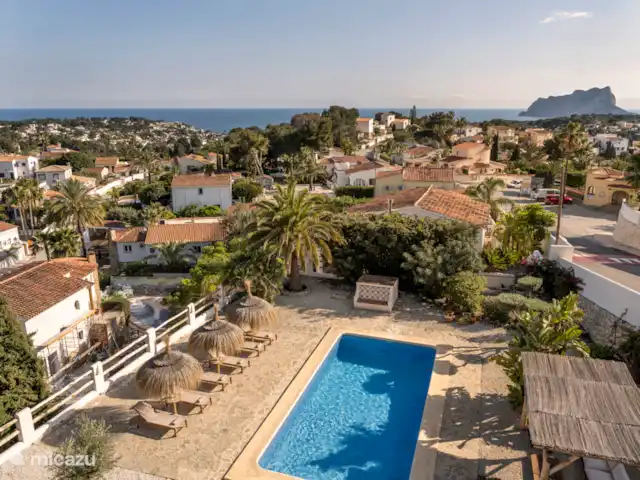 Casa Nassau Moraira / Benissa | Espagne, Costa Blanca, Benissa - villa Vue depuis le toit avec vue à 360°