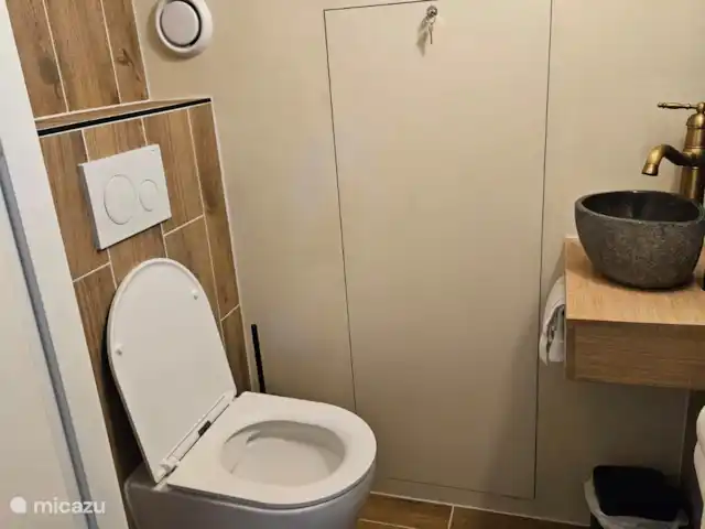 Lieu idyllique | Pays-Bas, Drenthe, Diever - maison de vacances nouvelles toilettes à l’étage