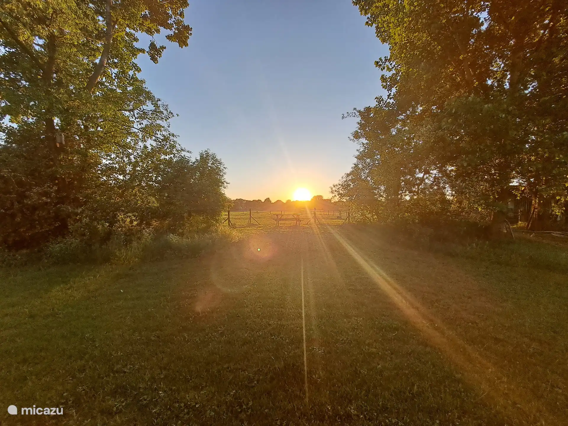 Le soir, vous pourrez profiter d’un magnifique coucher de soleil