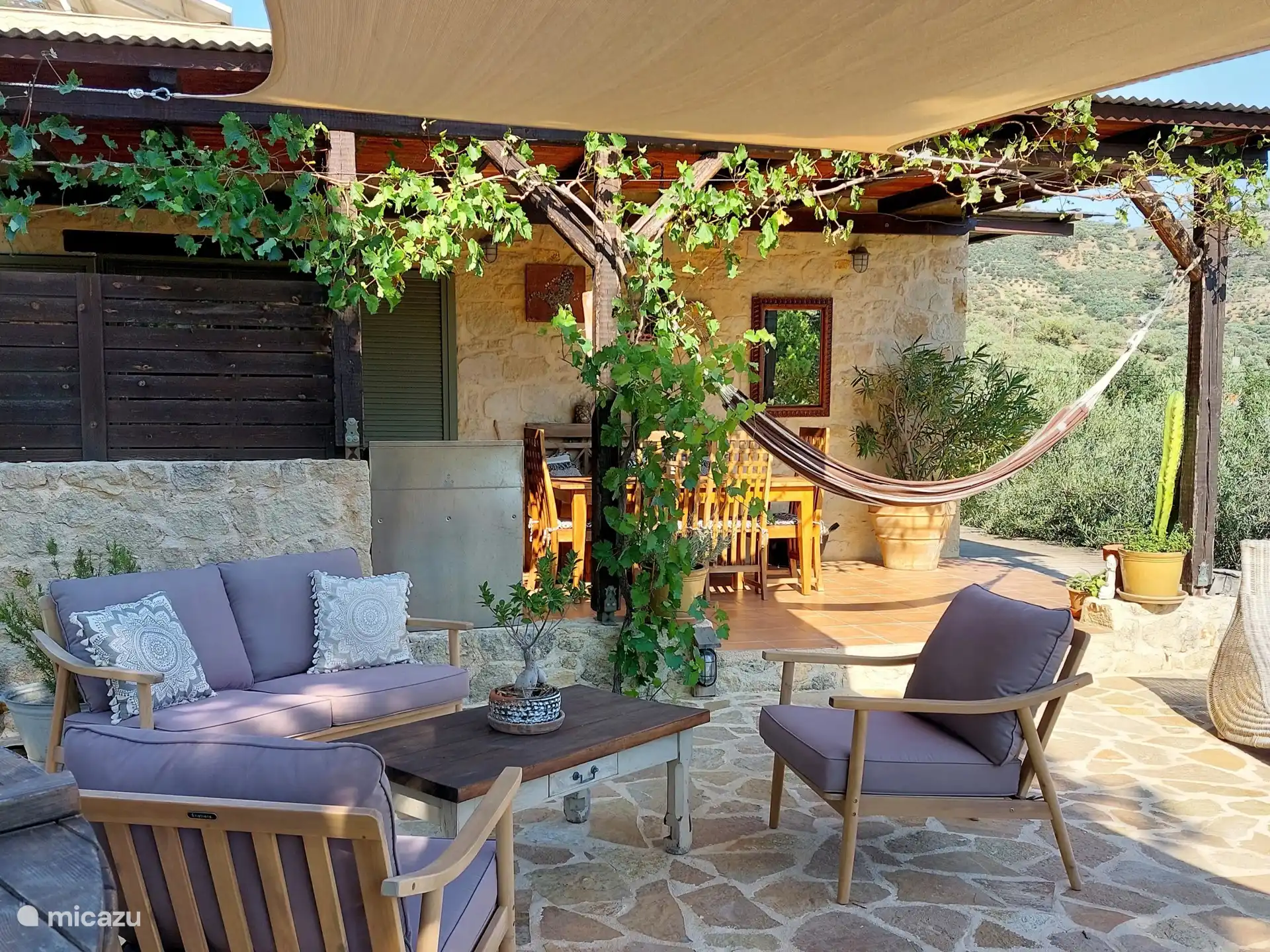 Sonne, Meer & Strand, Griechenland, Kreta, Koutsouras, ferienhaus Kalyvitis Steinhaus im Olivenhain