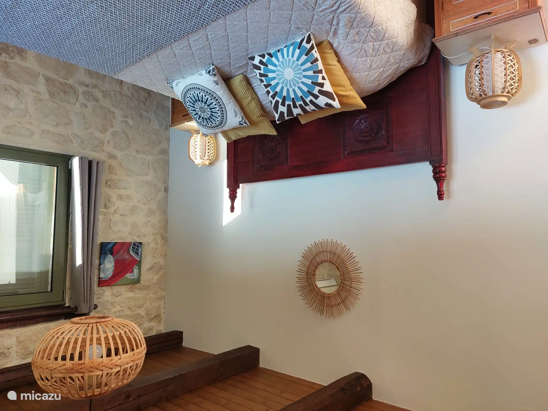 Schlafzimmer mit Doppelbett (160mx200m)