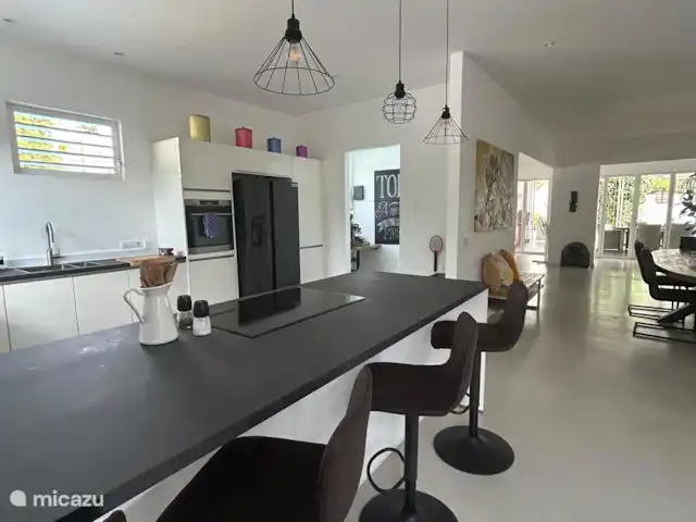 Séjour à Dushi | Curaçao, Curaçao-Centre, Willemstad - villa La cuisine où un chef privé peut être loué.