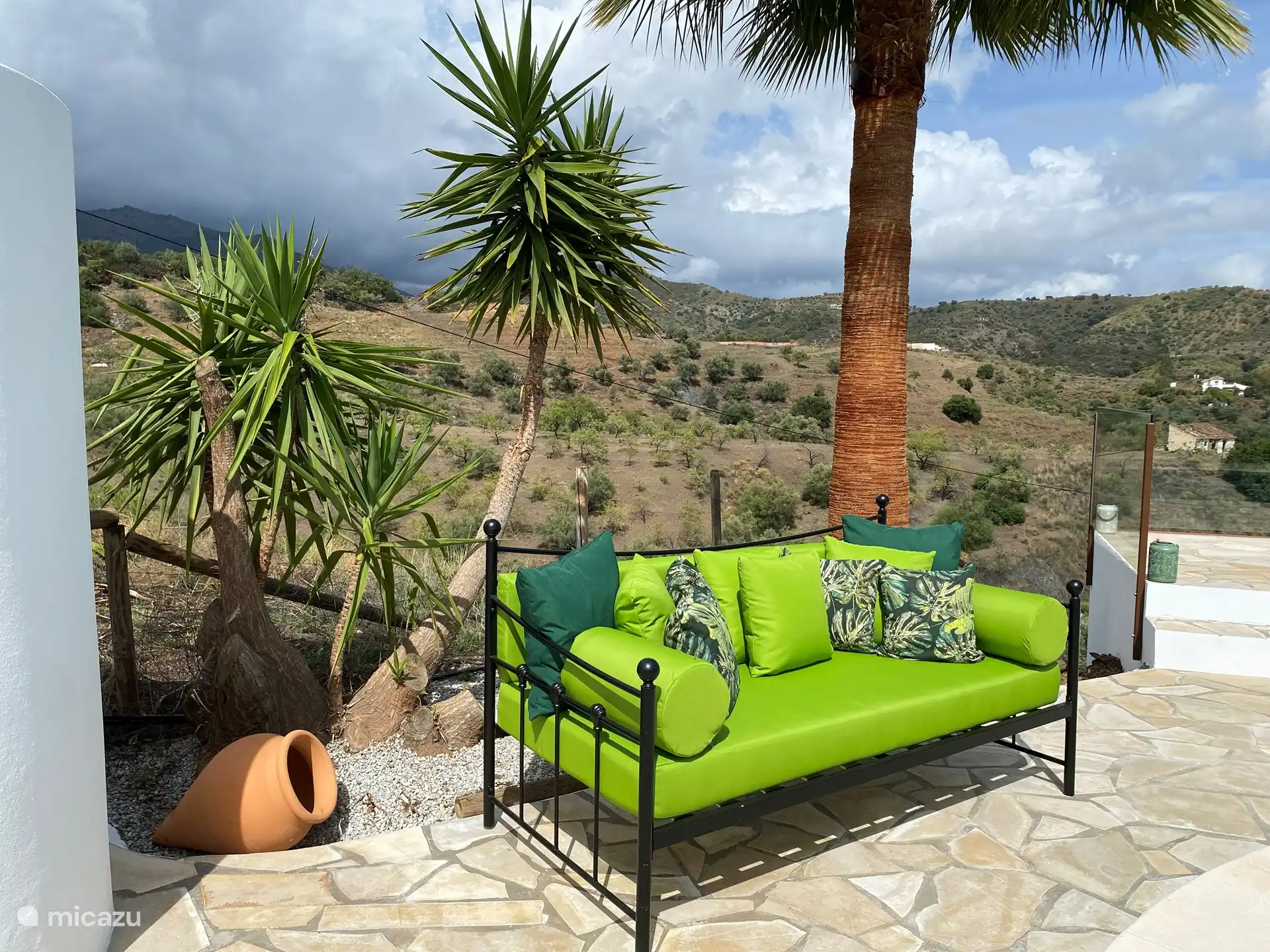 One of the day beds. Can be used in or outdoors.