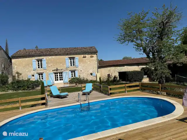 Le Nourrissat  | France, Lot-et-Garonne, Savignac-de-Duras - maison de vacances Vue depuis la terrasse de la piscine