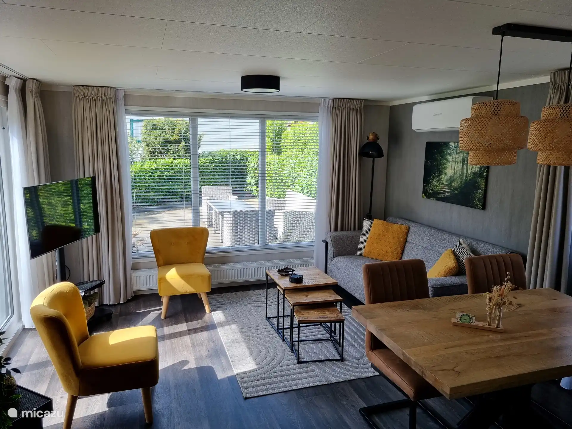 Salon avec climatisation