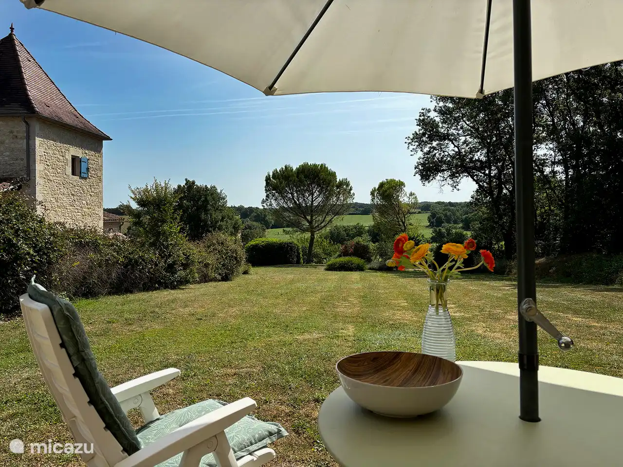 Prachtig uitzicht vanuit le Bois