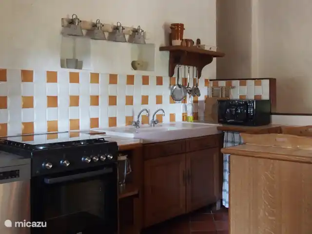 Clot des Tilleuls en Francia, Lot y Garona, Masquières - casa rural / cabaña Cocina la Bergerie