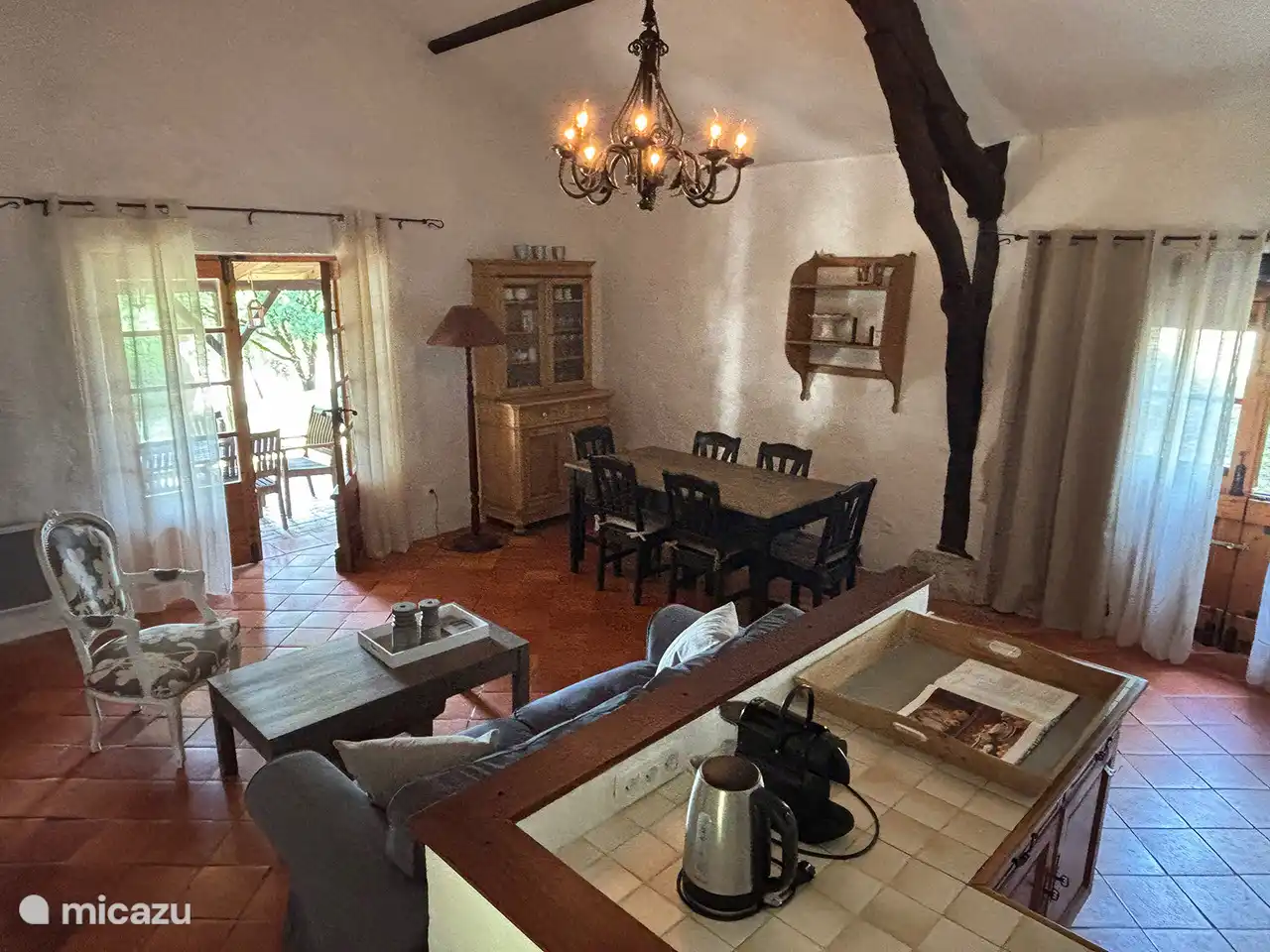 Sfeervolle woongedeelte la Bergerie