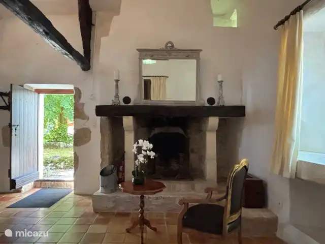 Clot des Tilleuls en Francia, Lot y Garona, Masquières - casa rural / cabaña Chimenea antigua original