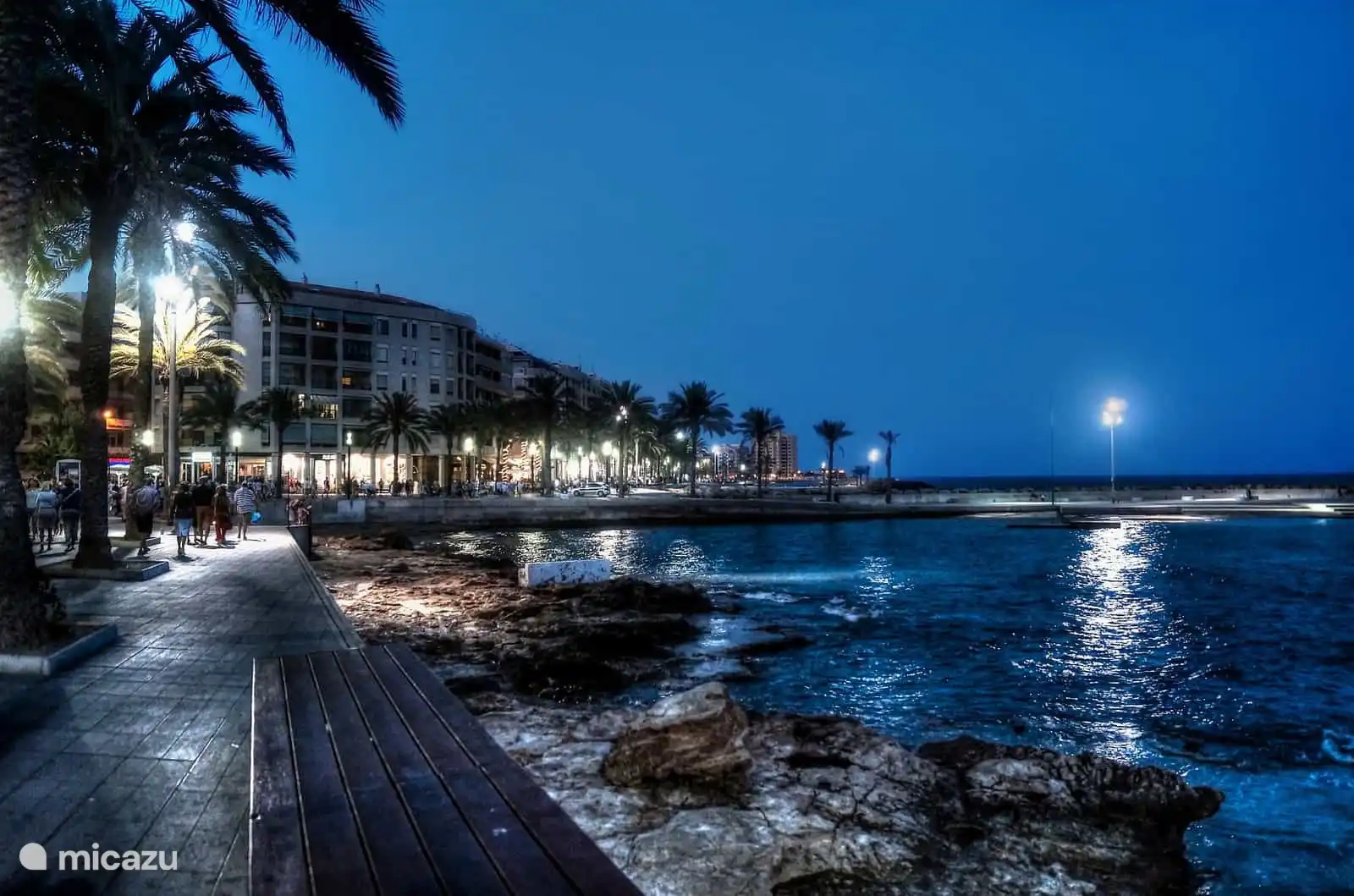 Plage de Torrevieja le soir